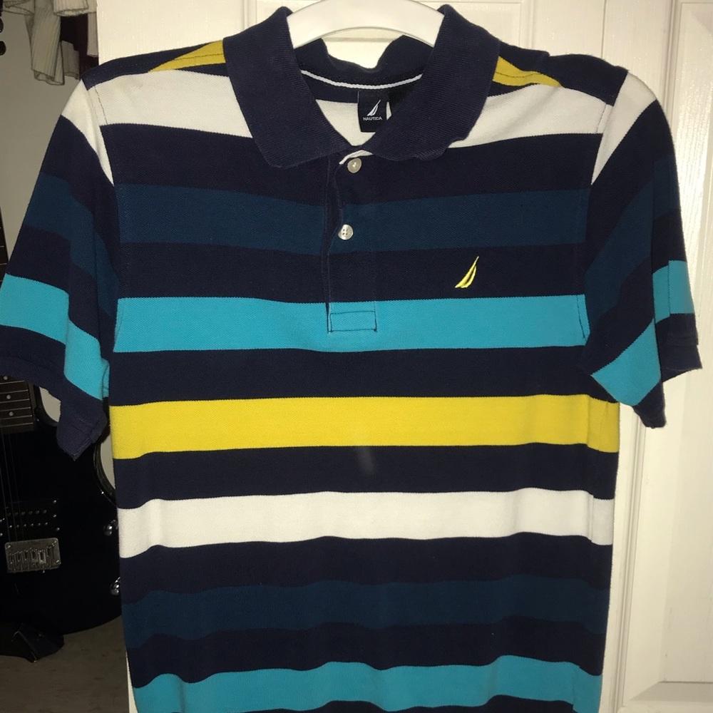 2 kids size Large 14/16 Nautical polo shirts